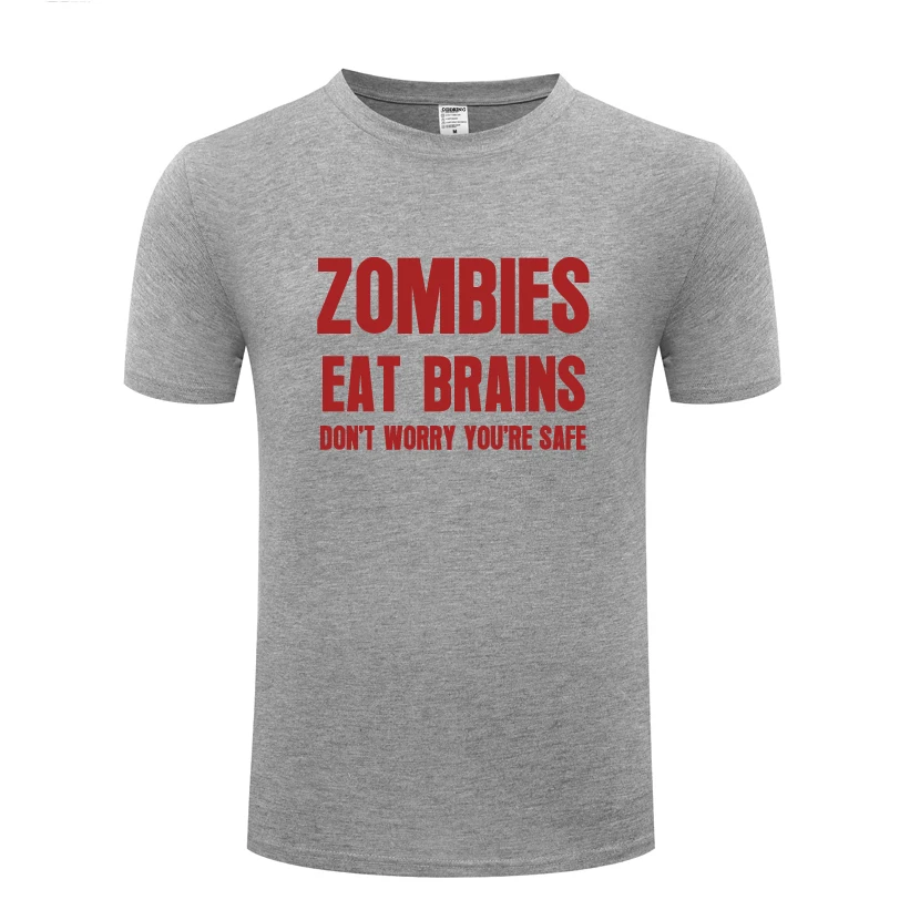 Zombies Eat Brains Don't Worry You're Safe - Sarcastic T Shirt Tshirt Men 2018 New Short Sleeve O Neck Cotton Casual T-shirt
Zombies Eat Brains Don't Worry You're Safe - Sarcastic T Shirt Tshirt Men 2018 New Short Sleeve O Neck Cotton Casual T-shirt