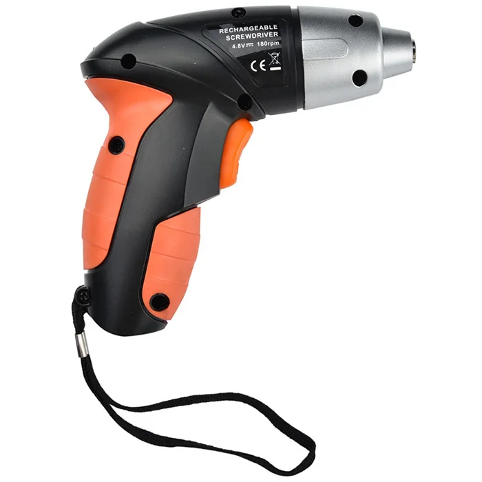 4.8V Cordless Screwdriver Kit Portable Mini Electric Drill Driver With 18 Head Chargable Power Tools EU Charger | Инструменты