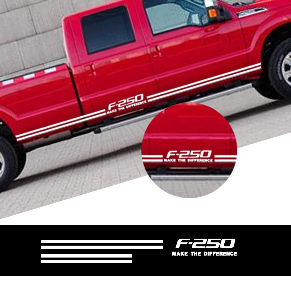 Auto Part For Ford F250 Hatchback Sedan SUV Car Side Body Decal Sticker Custom Car Decals Decoration Stickers Car Accessories 2m
Auto Part For Ford F250 Hatchback Sedan SUV Car Side Body Decal Sticker Custom Car Decals Decoration Stickers Car Accessories 2m