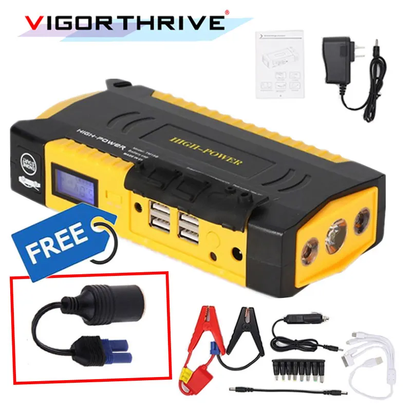 Car Power Bank 12V Emergency Discharge Car Jump Starter For Petrol Car Auto Starting Car Battery Booster Petrol Starting Device
Car Power Bank 12V Emergency Discharge Car Jump Starter For Petrol Car Auto Starting Car Battery Booster Petrol Starting Device