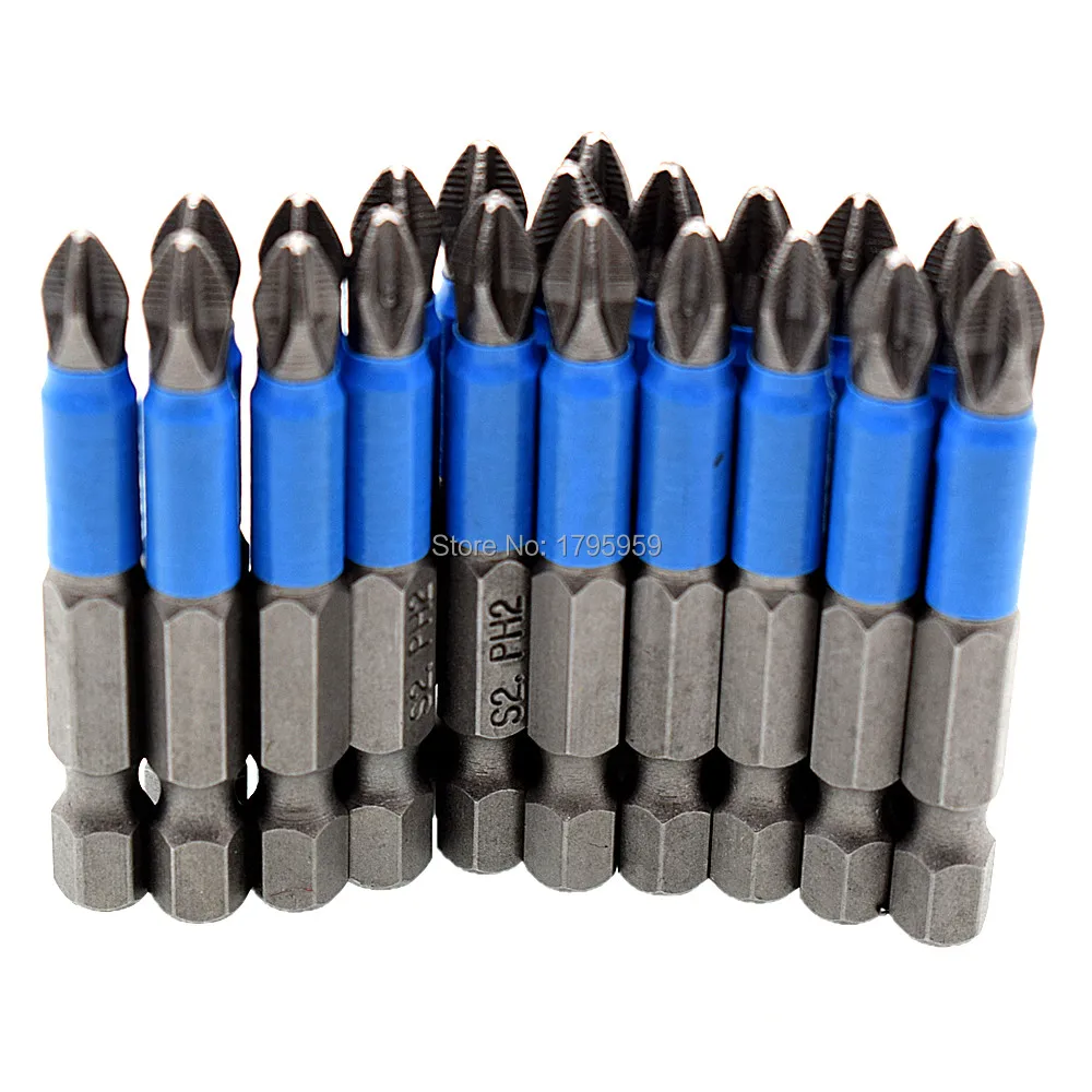 20pcs Magnetic Screwdriver Bit Set 1/4" Hex Shank PH2 Phillips Screwdriver Bits Single Head 50mm Anti Slip Screw Driver Bit Tool
20pcs Magnetic Screwdriver Bit Set 1/4" Hex Shank PH2 Phillips Screwdriver Bits Single Head 50mm Anti Slip Screw Driver Bit Tool