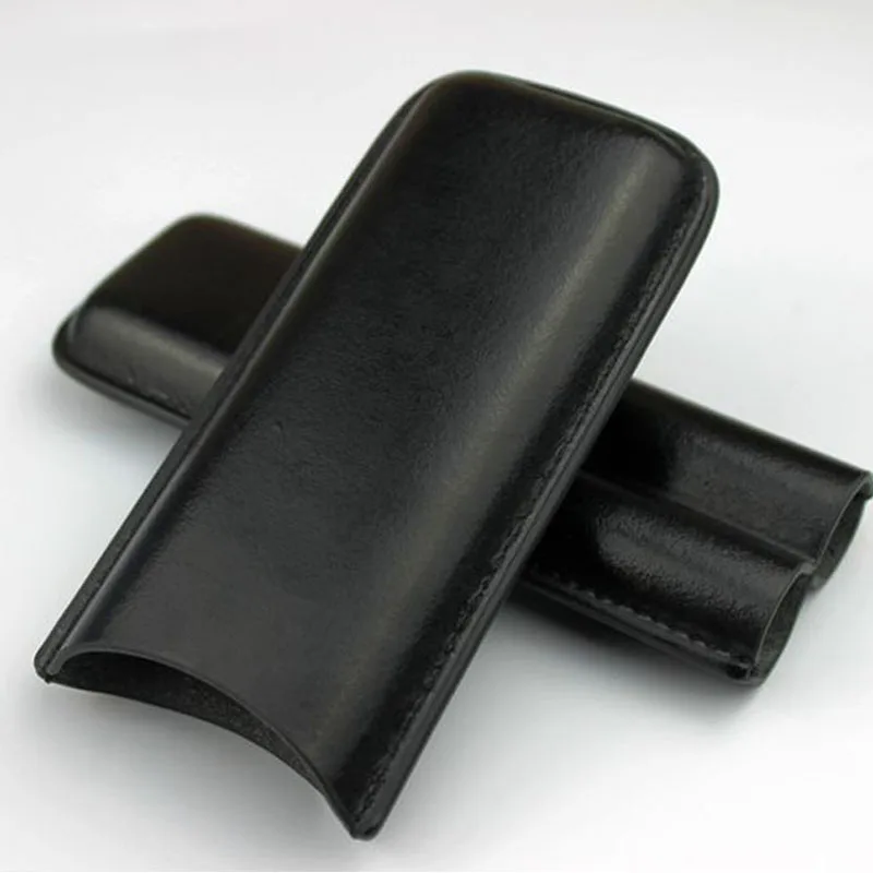Leather Cigar Case Cigar Humidor Black High-end 2 Tube Holder Travel Accessories Pocket Cigarette Storage Portable Cigar Box
Leather Cigar Case Cigar Humidor Black High-end 2 Tube Holder Travel Accessories Pocket Cigarette Storage Portable Cigar Box