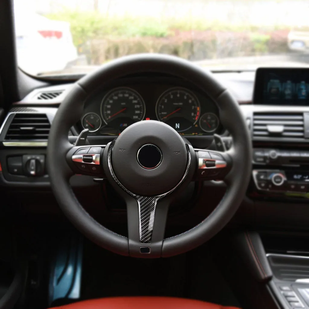 Carbon Fiber Steering Wheel Replacement Cover Trim For BMW F10 F06 F12 F13 F15 F16 F20 F22 F30 F31 F32 F33 F36 M-Sport Only
Carbon Fiber Steering Wheel Replacement Cover Trim For BMW F10 F06 F12 F13 F15 F16 F20 F22 F30 F31 F32 F33 F36 M-Sport Only