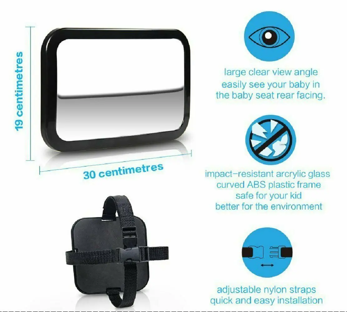 Adjustable Baby Car Mirror Car Back Seat Safety View Rear Ward Facing Car Interior Baby Kids Monitor Reverse Safety Seats Mirror
Adjustable Baby Car Mirror Car Back Seat Safety View Rear Ward Facing Car Interior Baby Kids Monitor Reverse Safety Seats Mirror