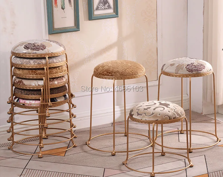 2pieces/lot European Gold Stool Leg Stainless steel Round dining chair nordic kitchen chair restaurant design chair
2pieces/lot European Gold Stool Leg Stainless steel Round dining chair nordic kitchen chair restaurant design chair