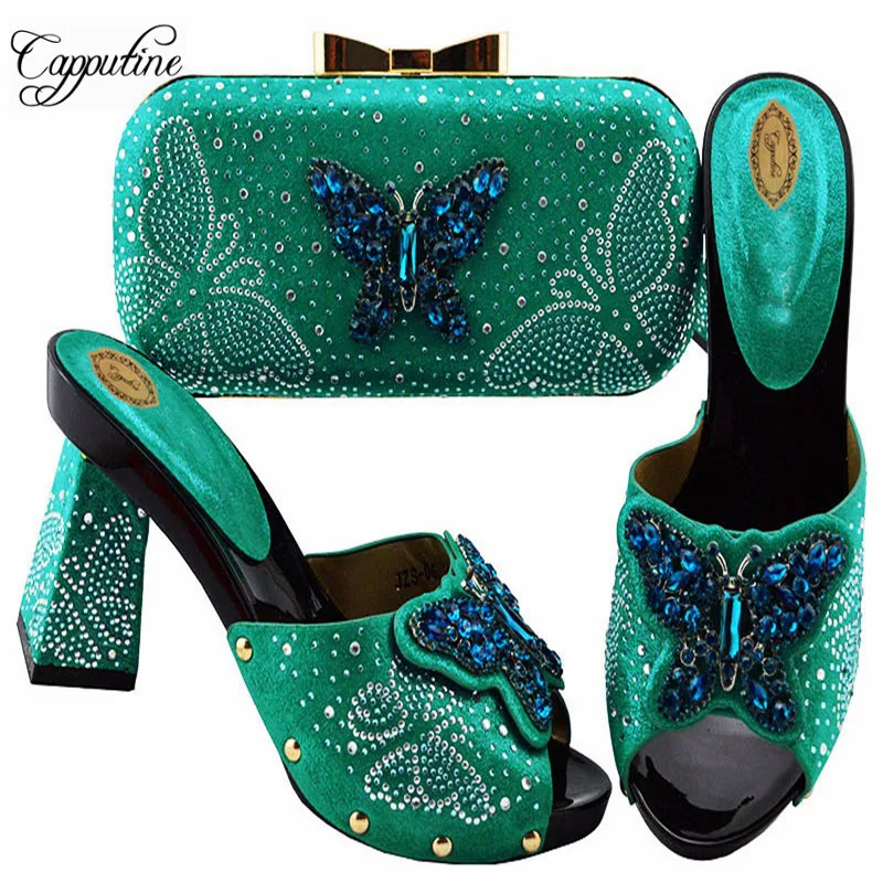 Women Shoes Teal Color Parties Italian Shoes And Bag Matching Set Large Size For Party Pumps 9.5Cm Shoes And Bag Set
Women Shoes Teal Color Parties Italian Shoes And Bag Matching Set Large Size For Party Pumps 9.5Cm Shoes And Bag Set