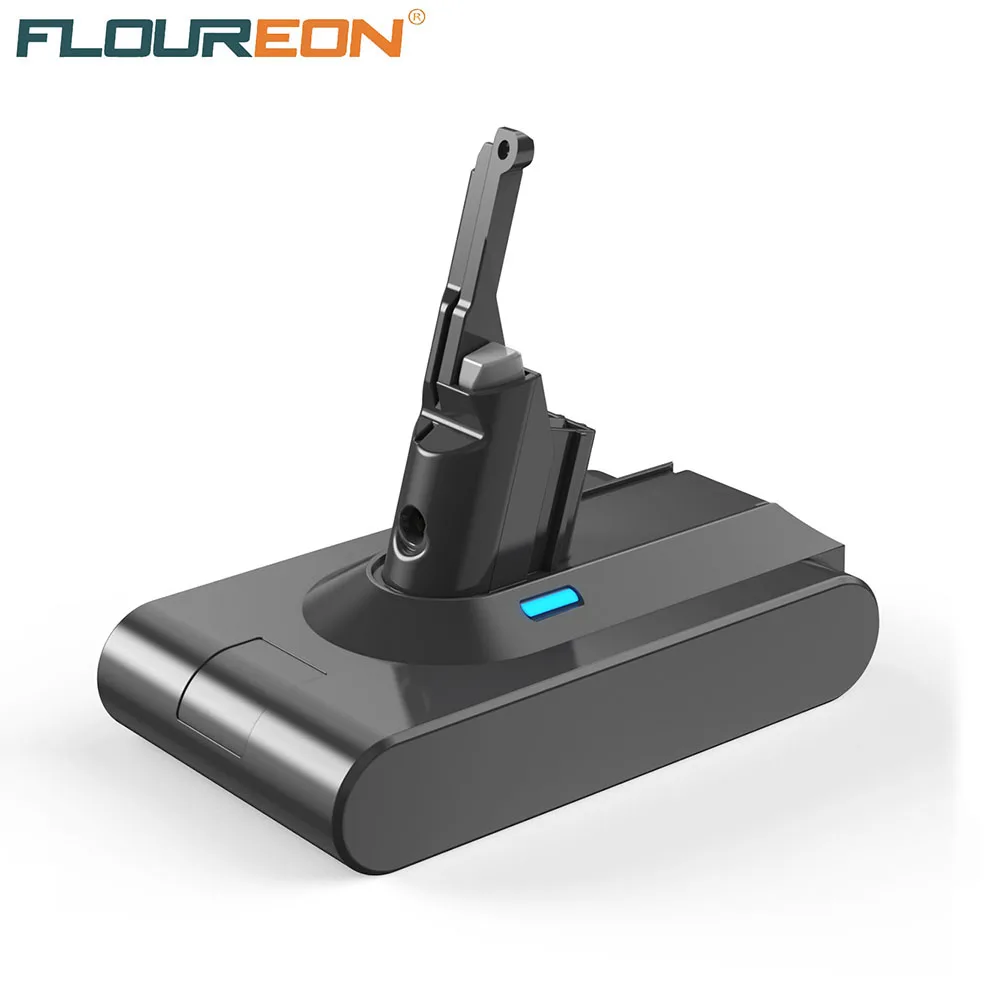 FLOUREON Upgrade Replacement Battery 21.6V 3000mAh Li-ion for Dyson V8 Absolute Cordless Vacuum Handheld | Электроника