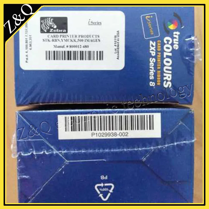 Original Zebra 800012-901 Black Monochrome Ribbon - K - for use with Zebra ZXP8 black ribbon
Original Zebra 800012-901 Black Monochrome Ribbon - K - for use with Zebra ZXP8 black ribbon