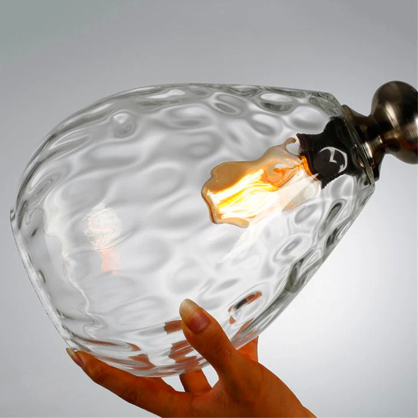 Modern Loft LED Chandelier Lighting Vintage Glass Led Pendant Lamps Light Coffee Droplight Dinning Room Hanging Deco Avize | Лампы и