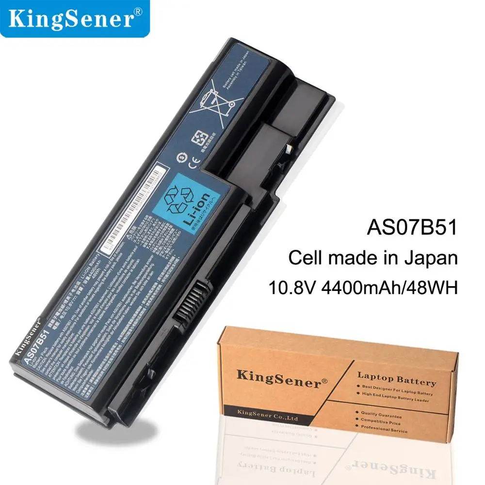 KingSener AS07B51 laptop battery For Acer Aspire 5520 5520G 5920G 5715Z AS07B31 5710 5720 5739 5920 5930 AS07B61 10.8V 4400mAh
KingSener AS07B51 laptop battery For Acer Aspire 5520 5520G 5920G 5715Z AS07B31 5710 5720 5739 5920 5930 AS07B61 10.8V 4400mAh