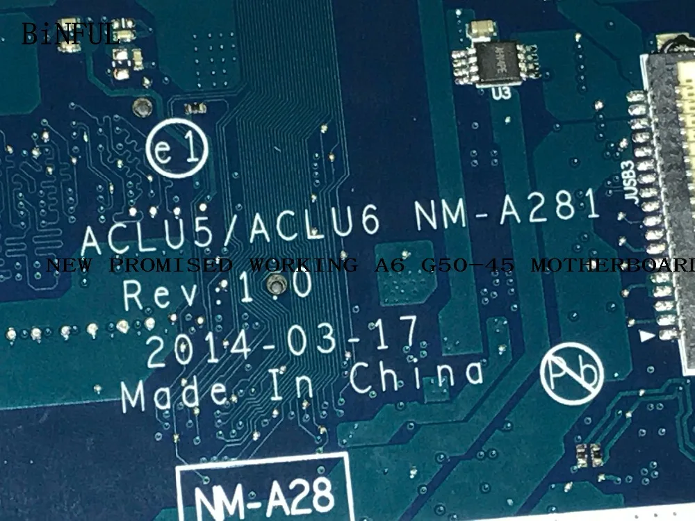 Доступно... Новая материнская плата ACLU5 / ACLU6 NM-A281 A8, материнская плата для ноутбука LENOVO G50-45 с видеокартой
Доступно... Новая материнская плата ACLU5 / ACLU6 NM-A281 A8, материнская плата для ноутбука LENOVO G50-45 с видеокартой