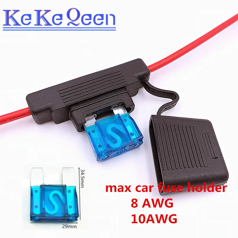 5PCS 8 10 AWG 8AWG 10AWG Wire Maxi Car Fuse Holder Water-resistant Waterproof Automotive With Cover Inline Auto with maxfuse 60A
5PCS 8 10 AWG 8AWG 10AWG Wire Maxi Car Fuse Holder Water-resistant Waterproof Automotive With Cover Inline Auto with maxfuse 60A