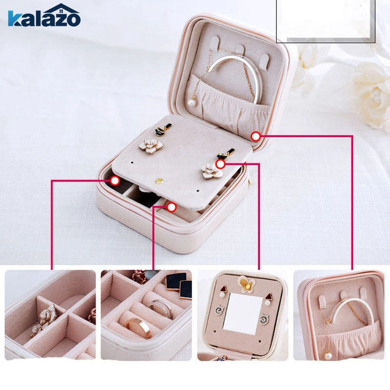 Small Travel jewelry organizer box cosmetic makeup organizer jewelry packaging box earrings storage casket case Container gift
Small Travel jewelry organizer box cosmetic makeup organizer jewelry packaging box earrings storage casket case Container gift