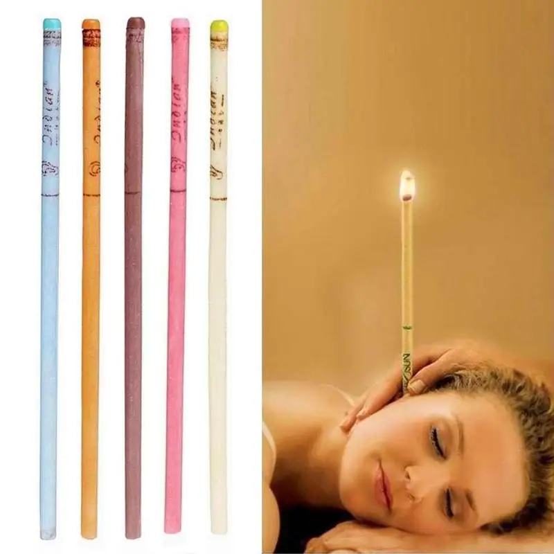10Pcs/Set Ear Cleaner Wax Removal Ear Candles Treatment Care Healthy Hollow Cone Hot
10Pcs/Set Ear Cleaner Wax Removal Ear Candles Treatment Care Healthy Hollow Cone Hot