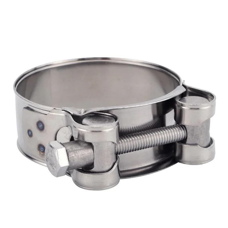 evil energy Universal 304 Stainless Steel Exhaust Clamp Banjo Clip For Slip-on Type Motorcycle Muffler Silencer | Автомобили и
