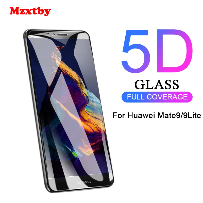 5D полное покрытие из закаленного стекла для huawei mate 9 Защитная пленка защитная