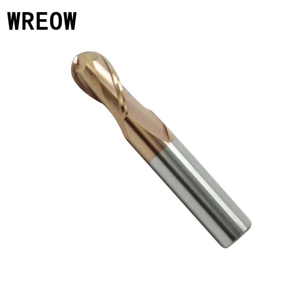 1pc Ball Nose End Mill Drill Bit Tungsten Ball Coating End Mill 2 Flute HRC55 Milling Spiral Router Bit CNC Lathe Milling Cutter
1pc Ball Nose End Mill Drill Bit Tungsten Ball Coating End Mill 2 Flute HRC55 Milling Spiral Router Bit CNC Lathe Milling Cutter