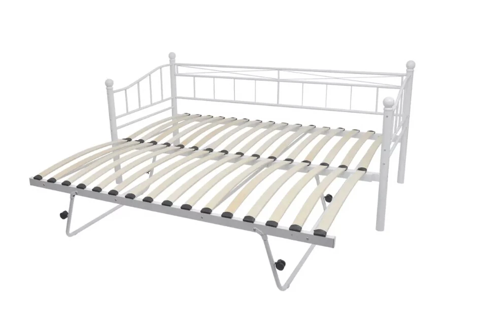 VidaXL прочная кровать рама с четырьмя колесами арочные решетки добавляют к своему комфорту сна 180X200/90X200 см