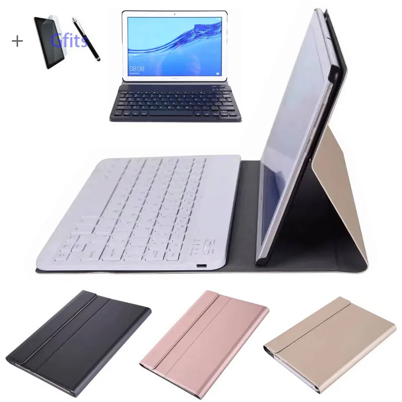 Slim Detachable Bluetooth Keyboard Leather Case for Huawei Mediapad T5/Honor Pad 5 10.1 inch Tablet Stand Cover Funda
Slim Detachable Bluetooth Keyboard Leather Case for Huawei Mediapad T5/Honor Pad 5 10.1 inch Tablet Stand Cover Funda