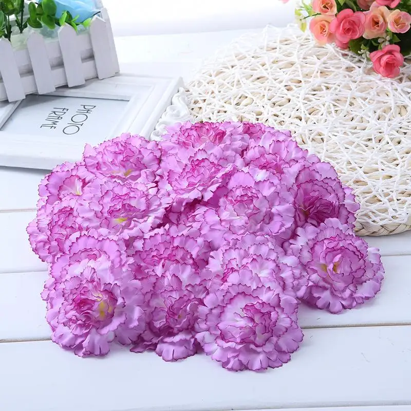 20pcs Simulation Artificial Flowers Handmade Silk Cloth Carnation Flower Head Bridal Decor Decorative Flowers Decoration Craft
20pcs Simulation Artificial Flowers Handmade Silk Cloth Carnation Flower Head Bridal Decor Decorative Flowers Decoration Craft