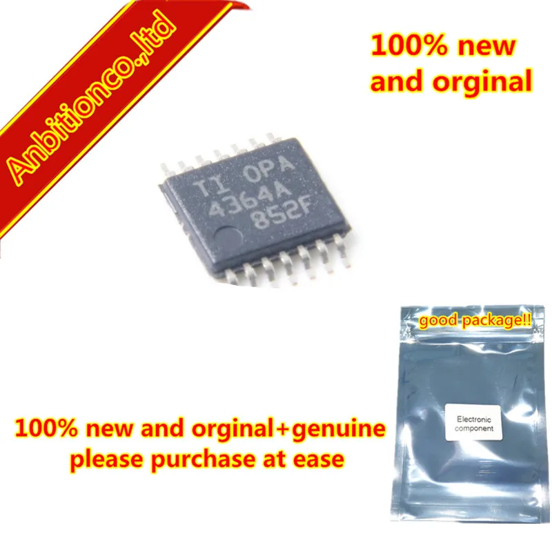 10pcs 100% new and orginal OPA4364AIPWR TSSOP14 1.8V, 7MHz, 90dB CMRR, SINGLE-SUPPLY, RAIL-TO-RAIL I/O OPERAT OPA4364A in stock
10pcs 100% new and orginal OPA4364AIPWR TSSOP14 1.8V, 7MHz, 90dB CMRR, SINGLE-SUPPLY, RAIL-TO-RAIL I/O OPERAT OPA4364A in stock