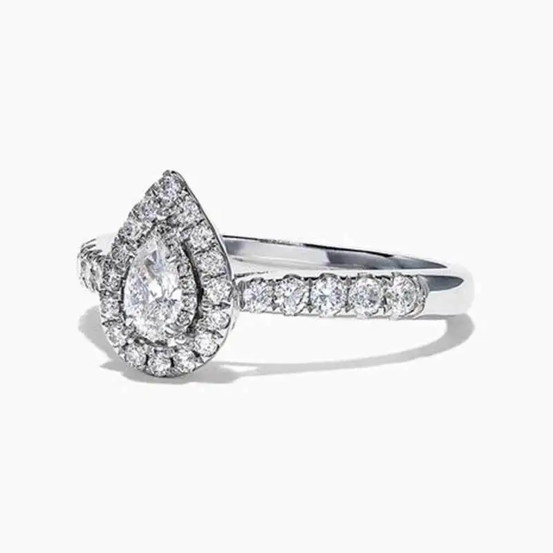 Huitan Wedding Ring with Pear Shape Cubic Zircon Bezel Setting Full Of Tiny Cubic Zircon Luxury Proposal Ring For Girlfriend
Huitan Wedding Ring with Pear Shape Cubic Zircon Bezel Setting Full Of Tiny Cubic Zircon Luxury Proposal Ring For Girlfriend