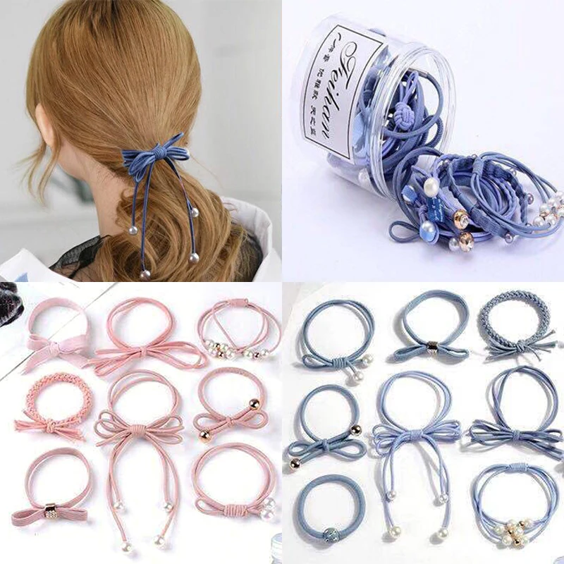 Hot Sale New 12PCS/Set Elastic Simple Ponytail Holder Hair Bands Hair Ties For Women Girls Stretch Pearl Solid Hair Accessories
Hot Sale New 12PCS/Set Elastic Simple Ponytail Holder Hair Bands Hair Ties For Women Girls Stretch Pearl Solid Hair Accessories
