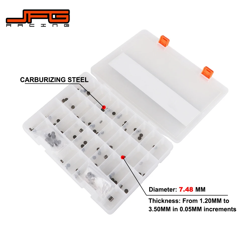 Motorcycle 1 Box 7.48mm Valve Shim Kits 69Pcs For HONDA CB600F CB900F CBR1000RR CBR1100XX CBR600 CBR900RR CBR929RR CBR954RR
Motorcycle 1 Box 7.48mm Valve Shim Kits 69Pcs For HONDA CB600F CB900F CBR1000RR CBR1100XX CBR600 CBR900RR CBR929RR CBR954RR