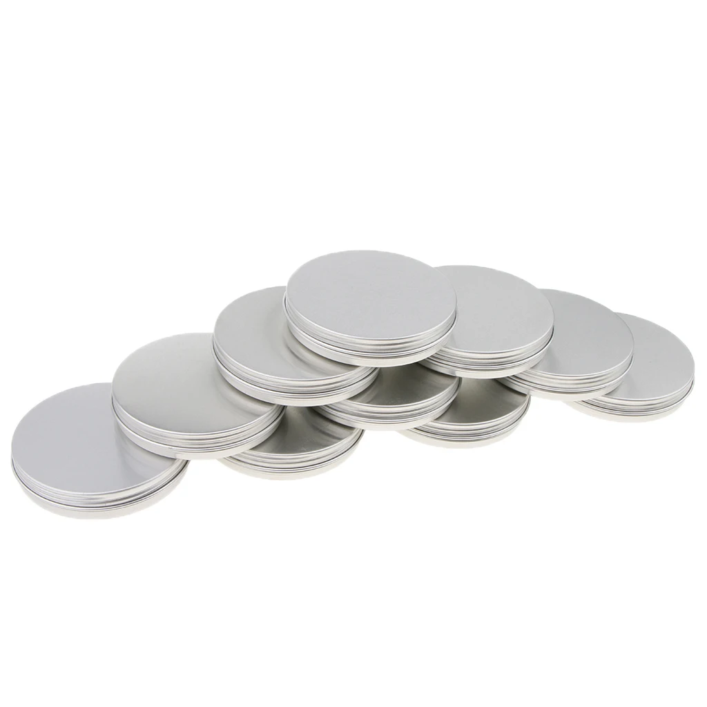 10Pcs/Lot Portable Empty Aluminum Tins Cans with Screw Lids Cosmetics Sample Packing Container Jar Top Round 30G
10Pcs/Lot Portable Empty Aluminum Tins Cans with Screw Lids Cosmetics Sample Packing Container Jar Top Round 30G
