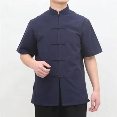 2019 New Men's Chinese Style Cotton Linen Shirt Short Sleeve Loose Cardigans shirt Men Solid Color Linen Cardigan Tops M-4XL
2019 New Men's Chinese Style Cotton Linen Shirt Short Sleeve Loose Cardigans shirt Men Solid Color Linen Cardigan Tops M-4XL