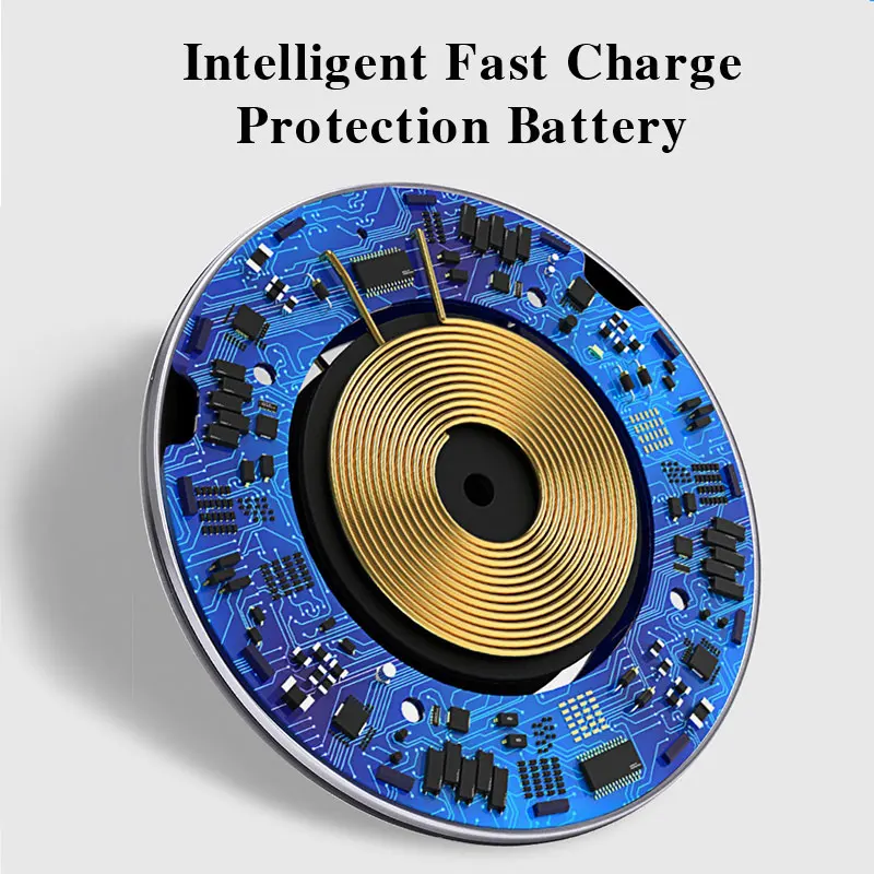 Qi Wireless Charger for iPhone X Xs max XR 10W Fast wireless Phone charger for Samsung Galaxy S9/8 Note 9 charging pad
Qi Wireless Charger for iPhone X Xs max XR 10W Fast wireless Phone charger for Samsung Galaxy S9/8 Note 9 charging pad
