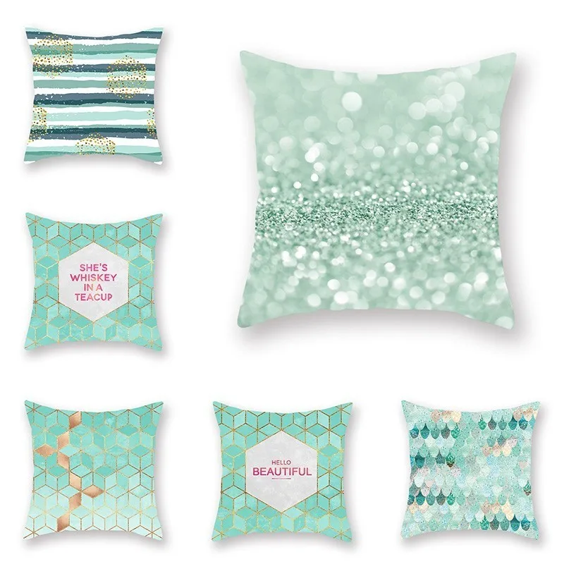 45x45cm New Geometric Design Sofa Bed Pillow Case Mint Green Home Decorative Cushion Cover Throw Pillowcase
45x45cm New Geometric Design Sofa Bed Pillow Case Mint Green Home Decorative Cushion Cover Throw Pillowcase
