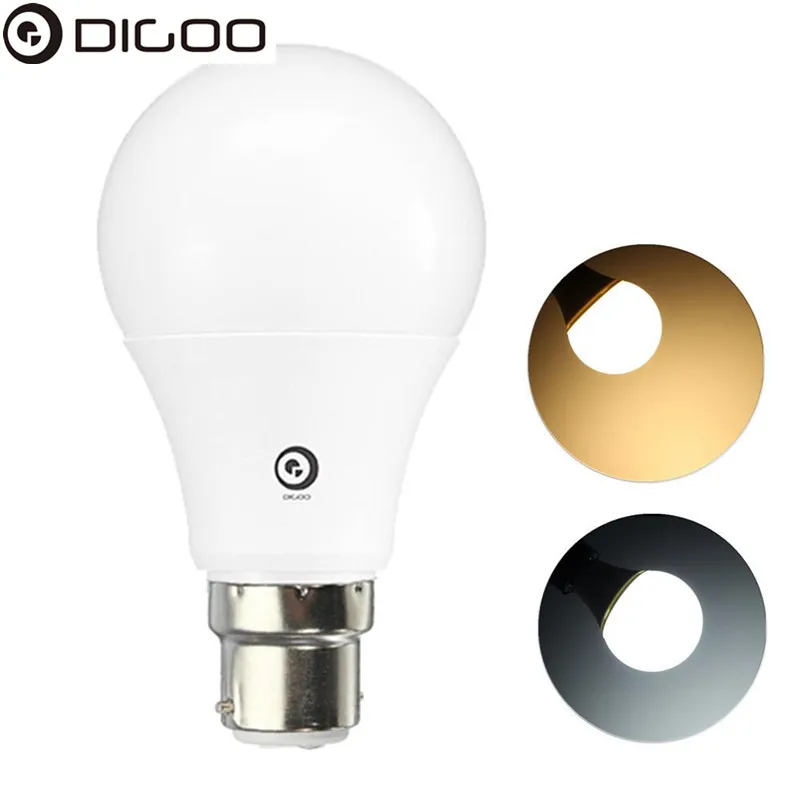1X 5X 10X Digoo Lark серия Dimmable LED E27 B22 12W Высокое Качество PF Глобус лампа AC220 240V 1 шт теплый