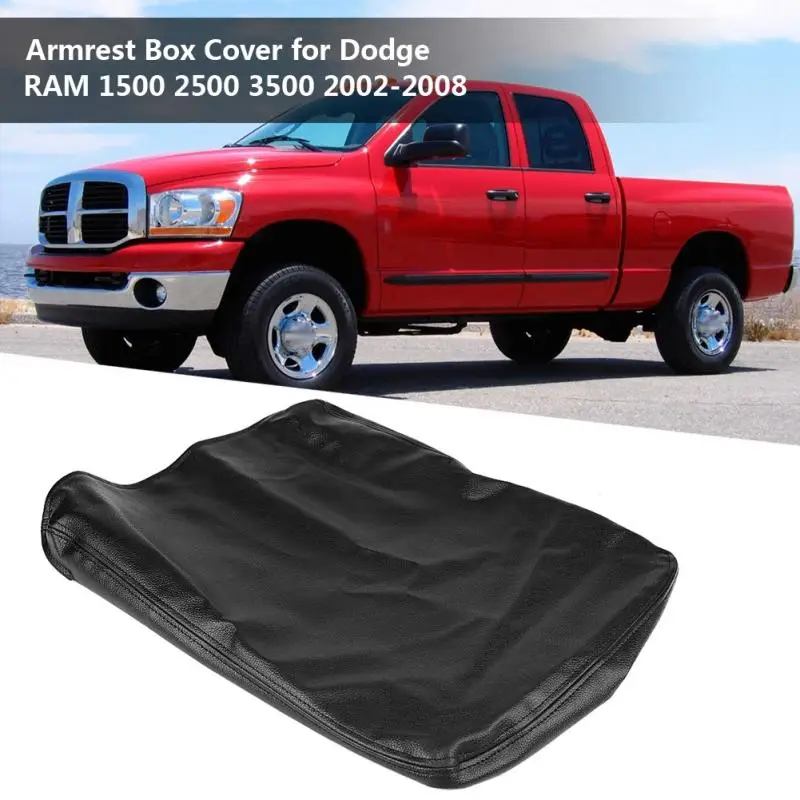 Кожаная Автомобильная консоль подлокотник защитная коробка для Dodge RAM 1500 2500 3500 2002