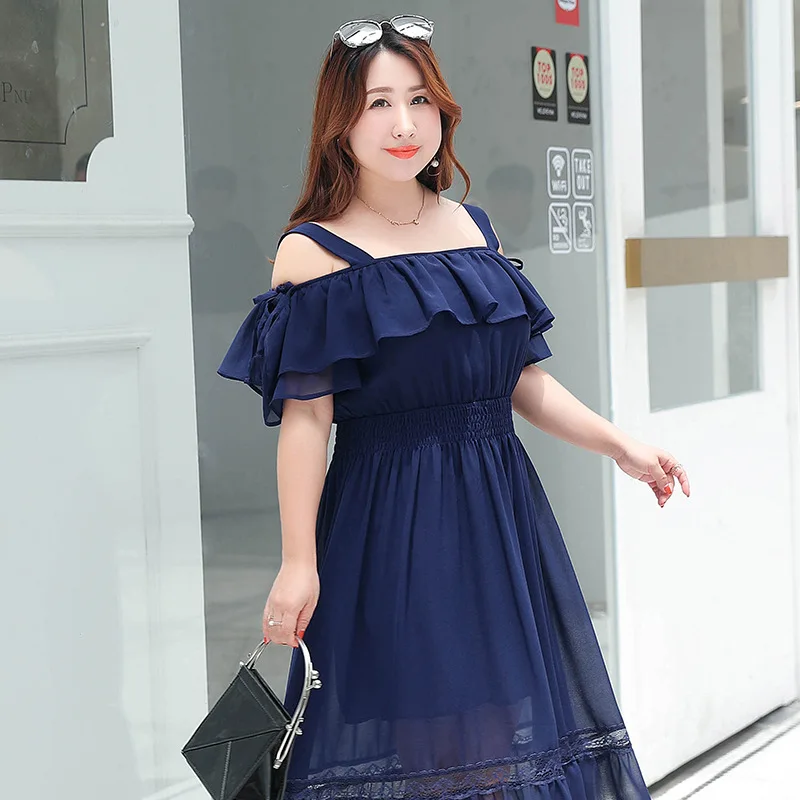 Korean A -Line long maxi dress plus size hollow out lace elegant dress big size women summer dress off shoulder beach vestidos
Korean A -Line long maxi dress plus size hollow out lace elegant dress big size women summer dress off shoulder beach vestidos