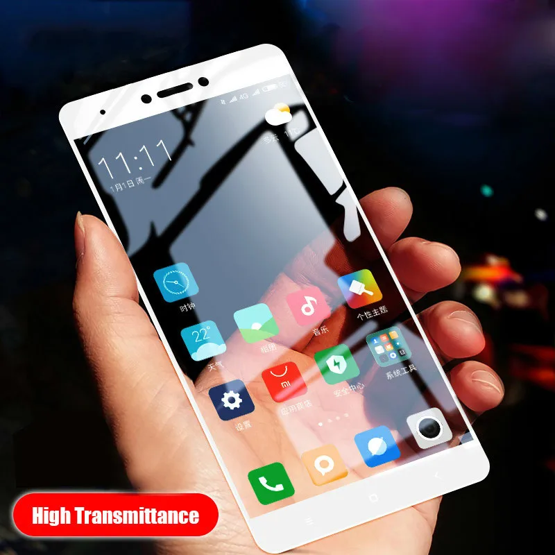 3D полное покрытие закаленное стекло для Xiaomi Redmi 4x Note4 Защита экрана 4X Защитное Note