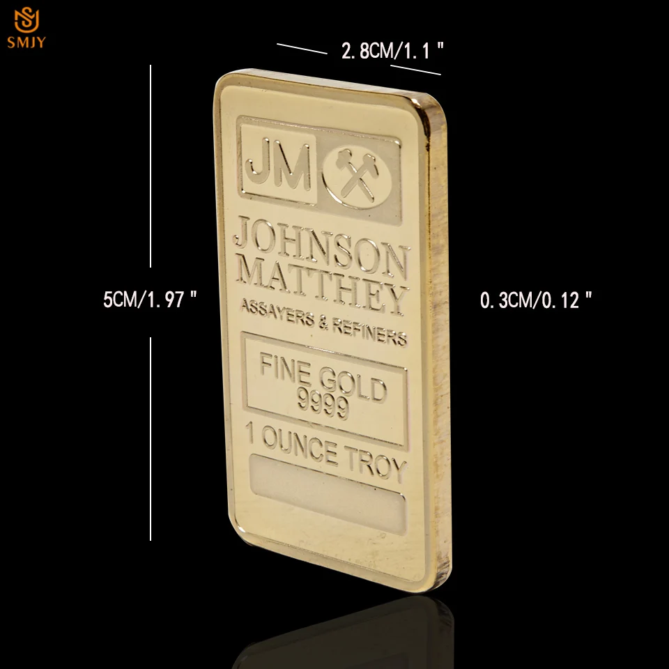 Коллекционные монеты Джонсон матри из серебра 9999 пробы 1 унция тройного золота -