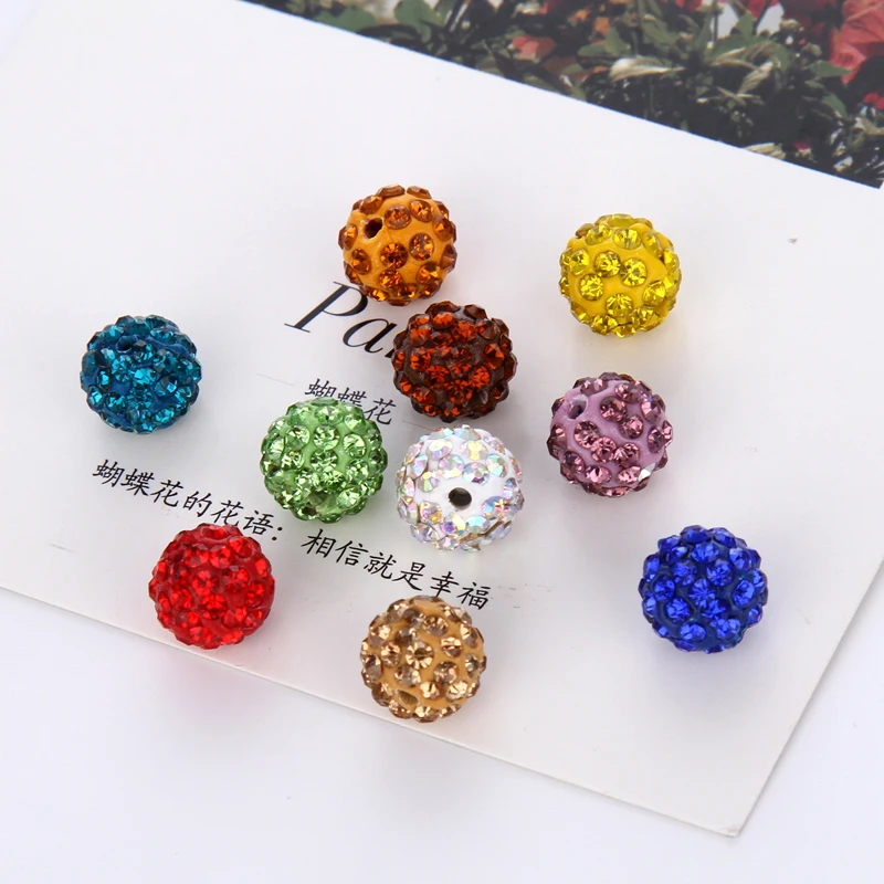 Jewelry Making 20Pcs 8/10mm Disco Round Ball Wholesale For DIY Bracelet New Crystal Bead Charms Space Loose Beads
Jewelry Making 20Pcs 8/10mm Disco Round Ball Wholesale For DIY Bracelet New Crystal Bead Charms Space Loose Beads