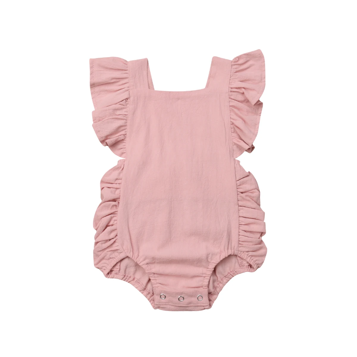 Sleeveless Newborn Baby Girls Clothing Ruffle Cotton Bodysuits Short Sleeve Backless Jumpsuit Sunsuit Clothes Baby Girl 0-24M
Sleeveless Newborn Baby Girls Clothing Ruffle Cotton Bodysuits Short Sleeve Backless Jumpsuit Sunsuit Clothes Baby Girl 0-24M
