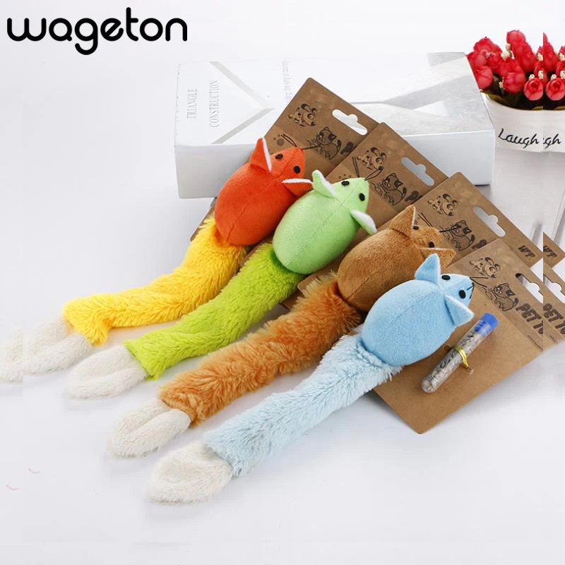 Игрушки для кошек Wageton имитация длинного хвоста в форме мыши игрушка кота фигурка