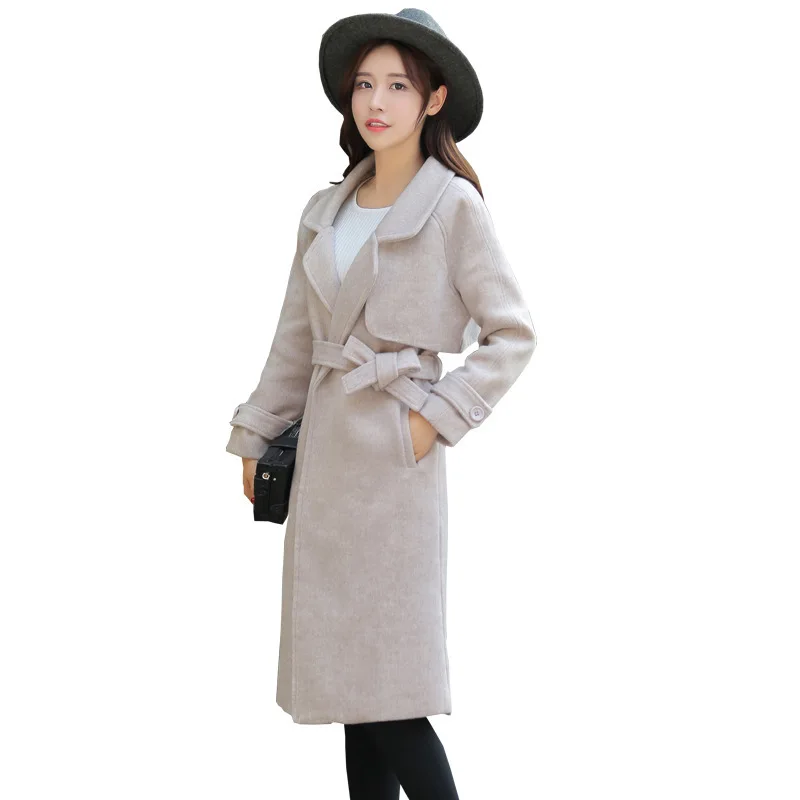 2019 Real Sobretudo Abrigo Mujer Korean Self-cultivation Loose Coat Woman Long Fund Chalaza Sleeve Solid Color Overcoat Winter
2019 Real Sobretudo Abrigo Mujer Korean Self-cultivation Loose Coat Woman Long Fund Chalaza Sleeve Solid Color Overcoat Winter