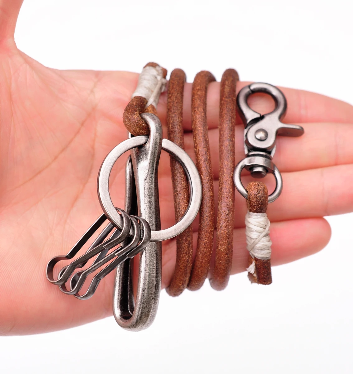 30 Vintage Handmade Long Strong Punk Rock Biker Motocycle Trucker 5mm Leather Keychain Jean Wallet Chain
30 Vintage Handmade Long Strong Punk Rock Biker Motocycle Trucker 5mm Leather Keychain Jean Wallet Chain
