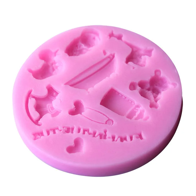 Baby Shower Party 3D Food Grade Silicone Mould Fondant Baby Toy Shape Chocolate Cookie Silicone Mold Modeling Cake Decoration
Baby Shower Party 3D Food Grade Silicone Mould Fondant Baby Toy Shape Chocolate Cookie Silicone Mold Modeling Cake Decoration