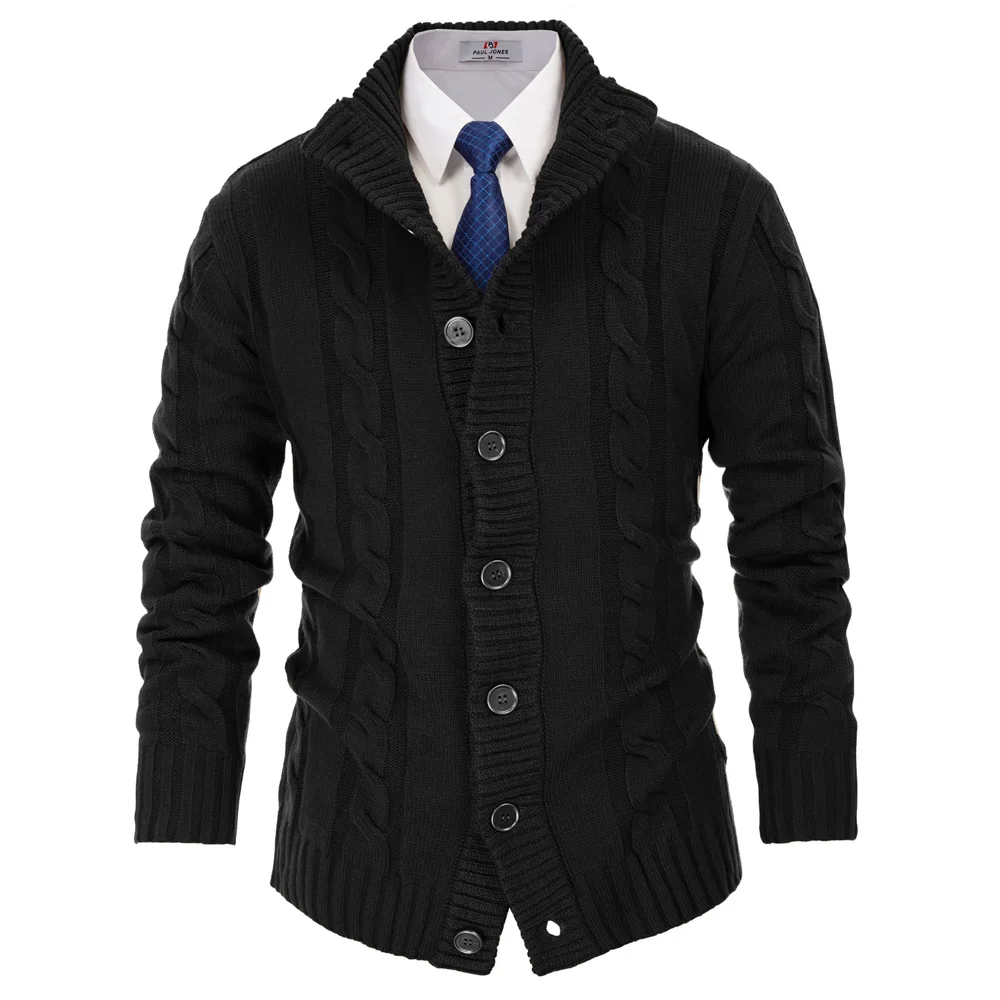 Mens Knitwear Cardigan Sweater Button Thick Coat Stand Collar Autumn Winter Tops
Mens Knitwear Cardigan Sweater Button Thick Coat Stand Collar Autumn Winter Tops