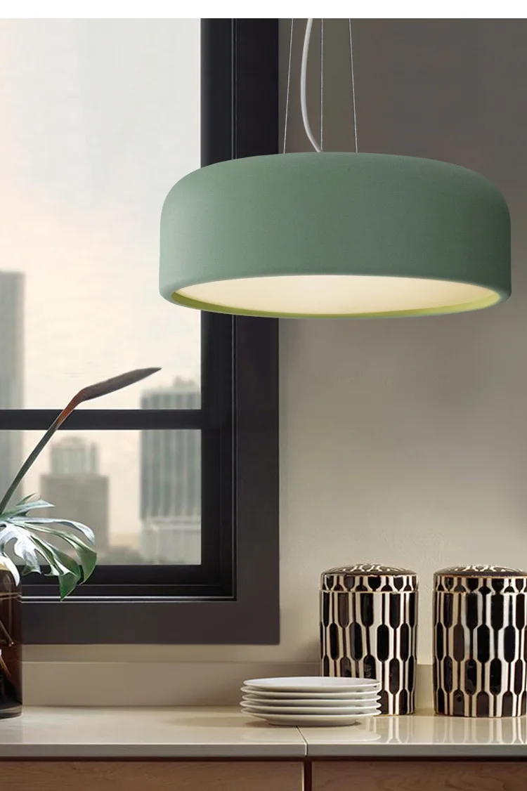 modern Nordic led Macarons pendant light restaurant Cafe bar Living room hanging lamp
modern Nordic led Macarons pendant light restaurant Cafe bar Living room hanging lamp