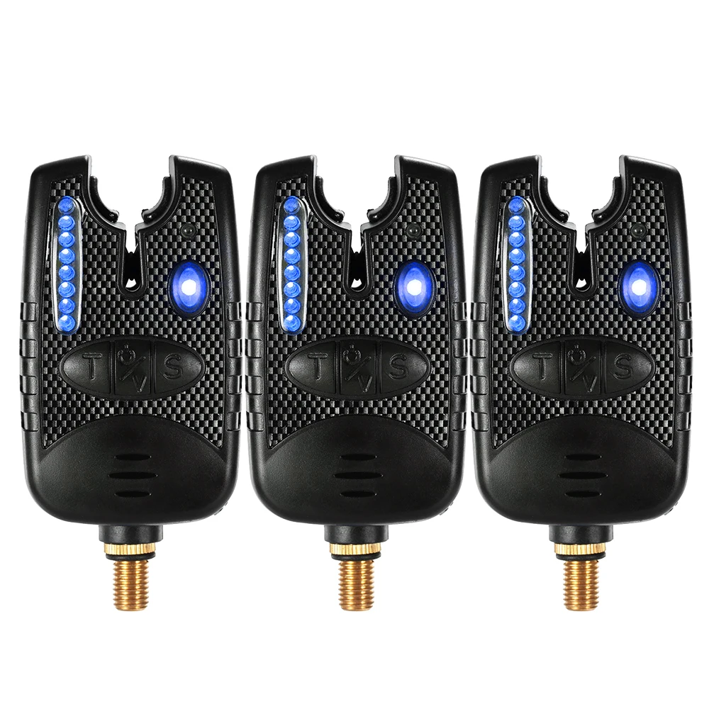 Lixada Fishing Bait Alarm Set 8 LED Alert Indicator Digital Kit with Portable Case | Спорт и развлечения
