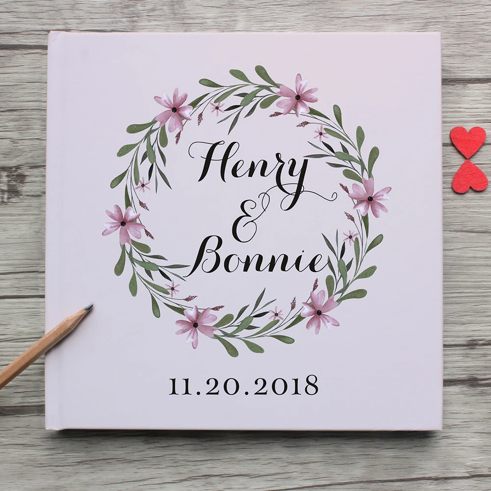 Personalized Wreath White Wedding Guest Book,Custom Floral Wedding Guest Book For Couple,Wedding Gift,Party Decor Photo Album
Personalized Wreath White Wedding Guest Book,Custom Floral Wedding Guest Book For Couple,Wedding Gift,Party Decor Photo Album