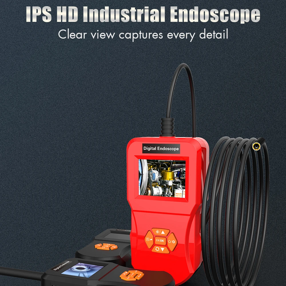 inskam127 2.4 Inch IPS HD Screen Digital Detection Endoscope Industrial Household Handheld Endoscopes with LEDs
inskam127 2.4 Inch IPS HD Screen Digital Detection Endoscope Industrial Household Handheld Endoscopes with LEDs