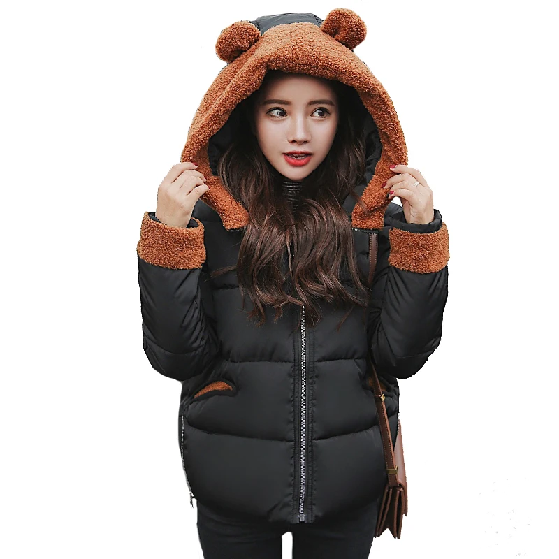 Hooded Winter Women Jacket Lovely sweet Students Girls Outwear Cotton Padded Coat Parka Warm jaqueta Feminina Inverno
Hooded Winter Women Jacket Lovely sweet Students Girls Outwear Cotton Padded Coat Parka Warm jaqueta Feminina Inverno