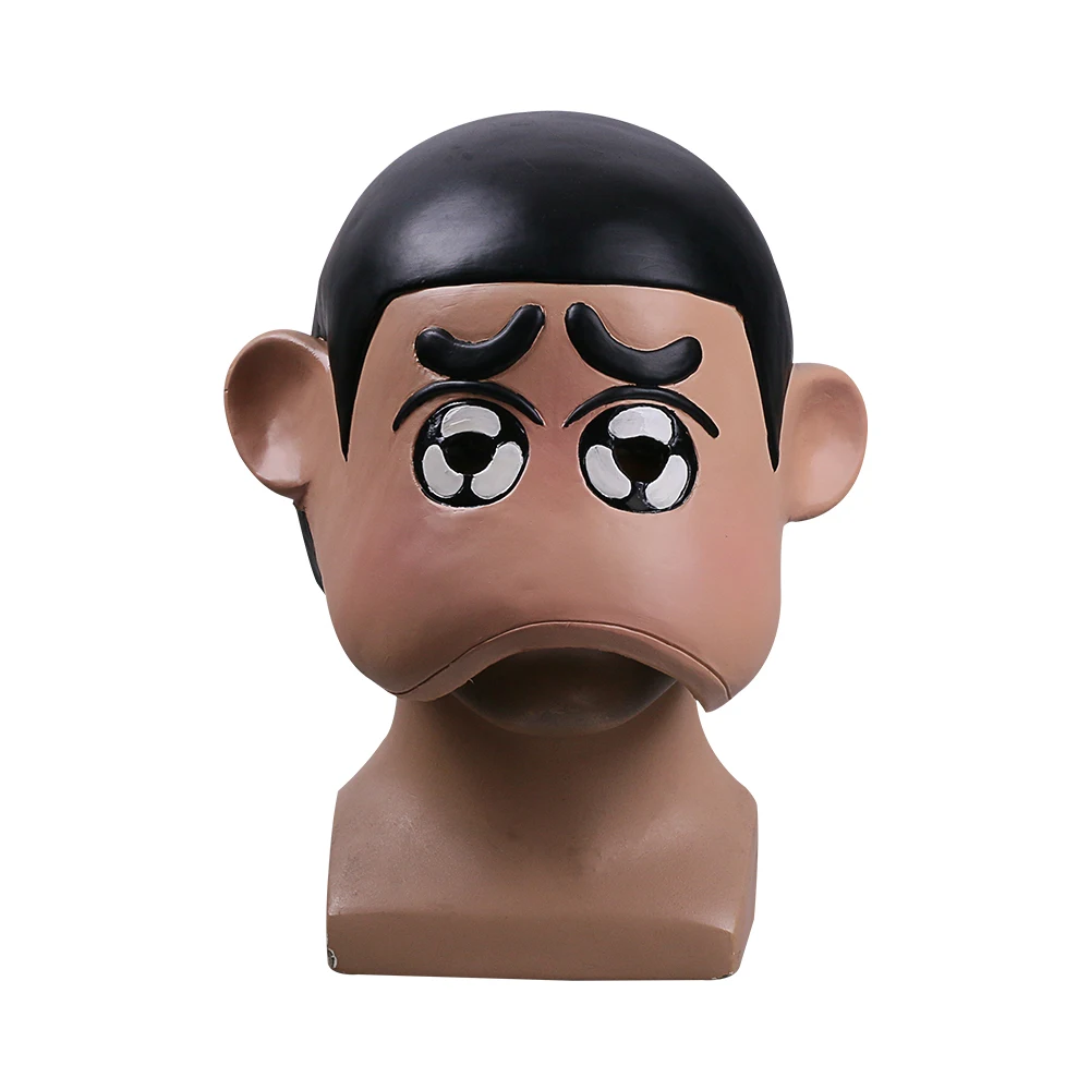 Японская Маска Shin chan для косплея латексные Вечерние Маски взрослых|Аксессуары